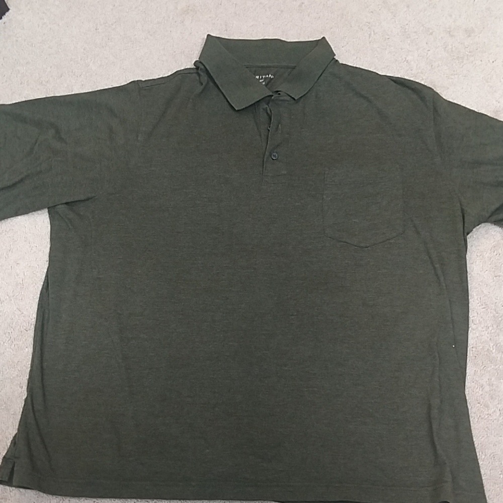 Mens Collered green tee